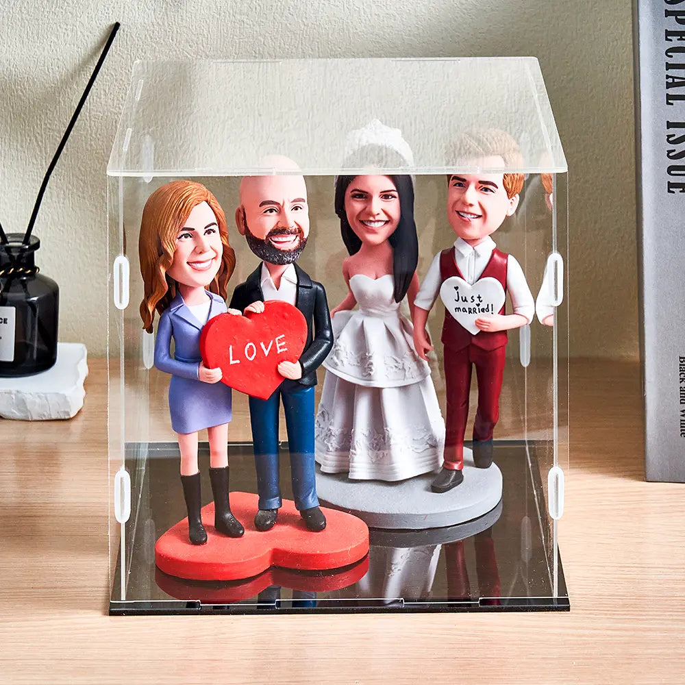 Display for Bobblehead (4 Person)