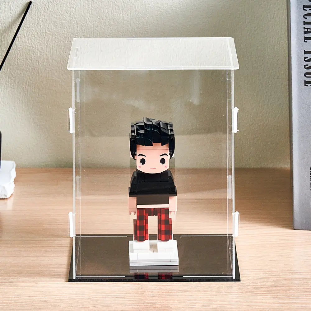 Display for custom brick figure (1 Person)