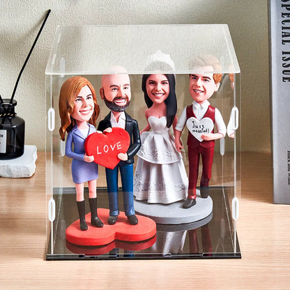 Display for Bobblehead (4 Person)