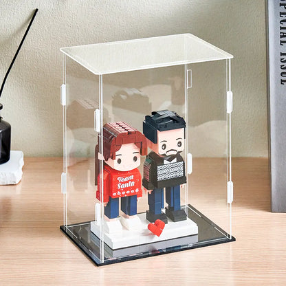 Display for custom brick figure (2 Person)