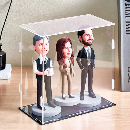 Display für Wackelkopf (3 Personen)